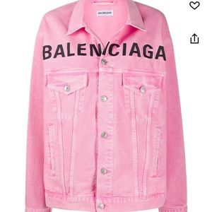Balenciaga logo Denim Jacket